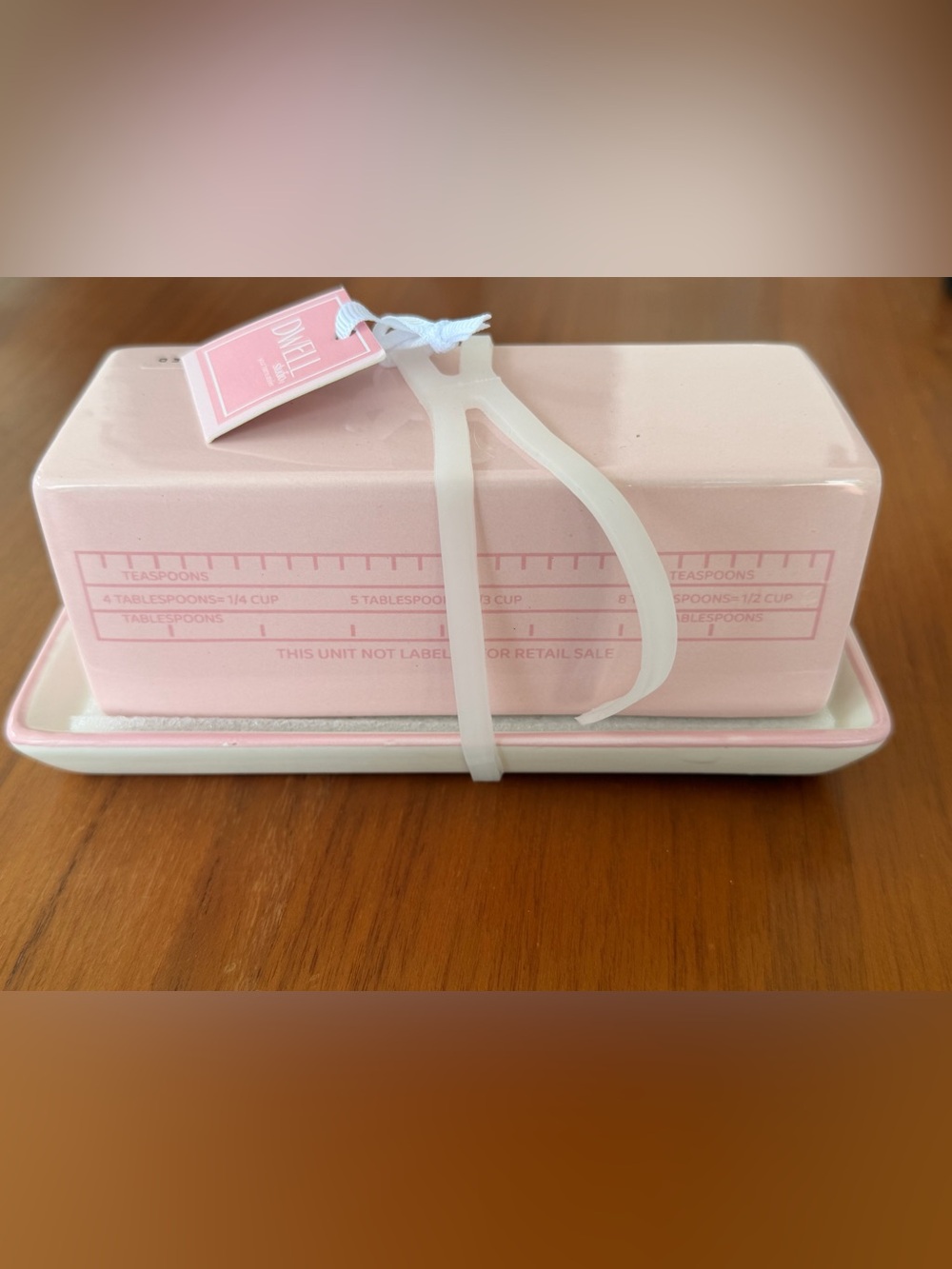Dwell studio pink “buttah” butter dish container - Picture 2 of 7